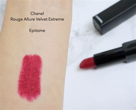 chanel epitome velvet extreme dupes|Chanel Rouge Allure Velvet Dupes & Swatch Comparisons.